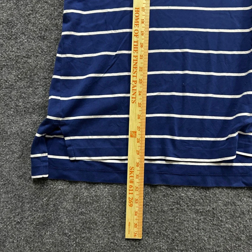 Polo Ralph Lauren Polo Mens Size 3XLT Blue Striped Short Sleeve Classic Fit